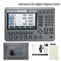 New SDS200 4 Axis Digital Readout AC110V/220V Display LCD DRO SET 3PCS 5um High Precision Optical Ruler Linear Scale Encoder
