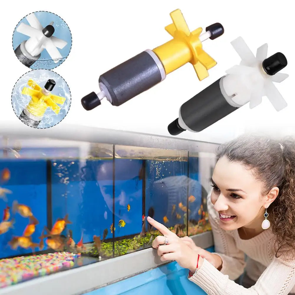 Filter Drum Rotor Shaft HW302/303/304 Plastic Fish Tank Water Tank Filter Shaft Wear-resistant Water Tank Filter Accessories