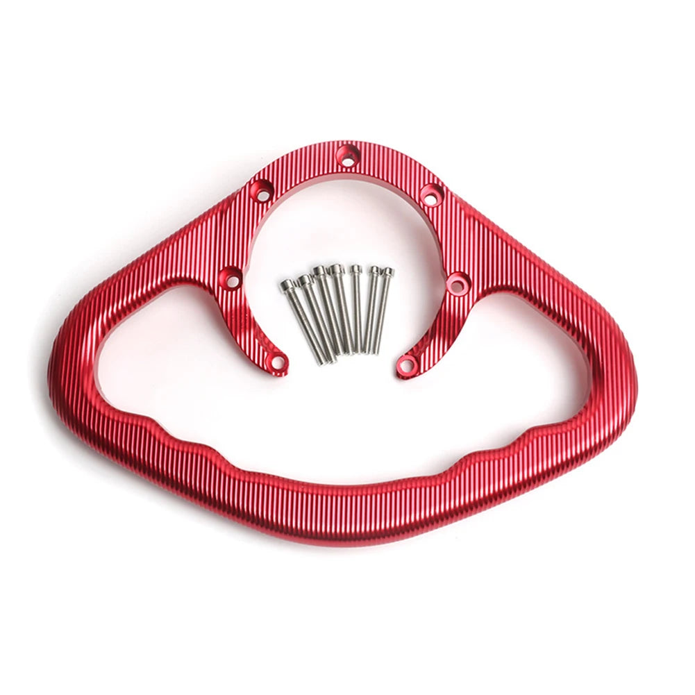 CNC Aluminum Grip Handle Bar Grips Anti-slip Performance Fuel Tank Installation Grip Grooves For Honda Motorcycles