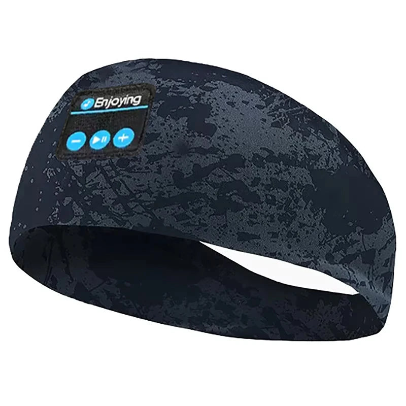Bluetooth Earphones Sports Headband Elastic Wireless Headphones Music Sleeping Eye Mask Wireless Bluetooth Headset Yoga Headband
