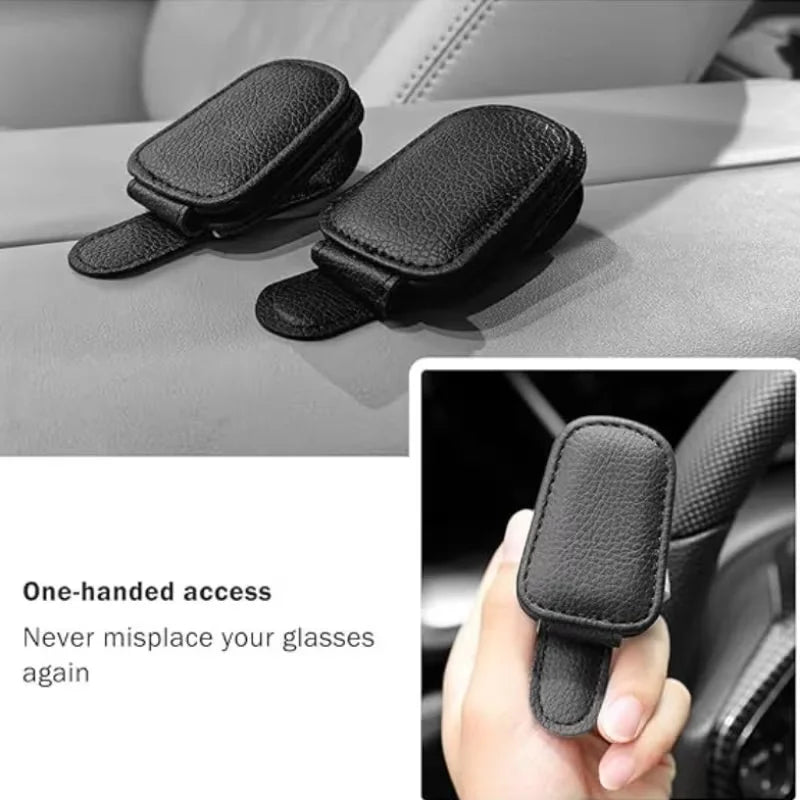 Universal car sunshade eyeglass clips  Sunglasses holders  Suitable for various cars, SUVs and trucks