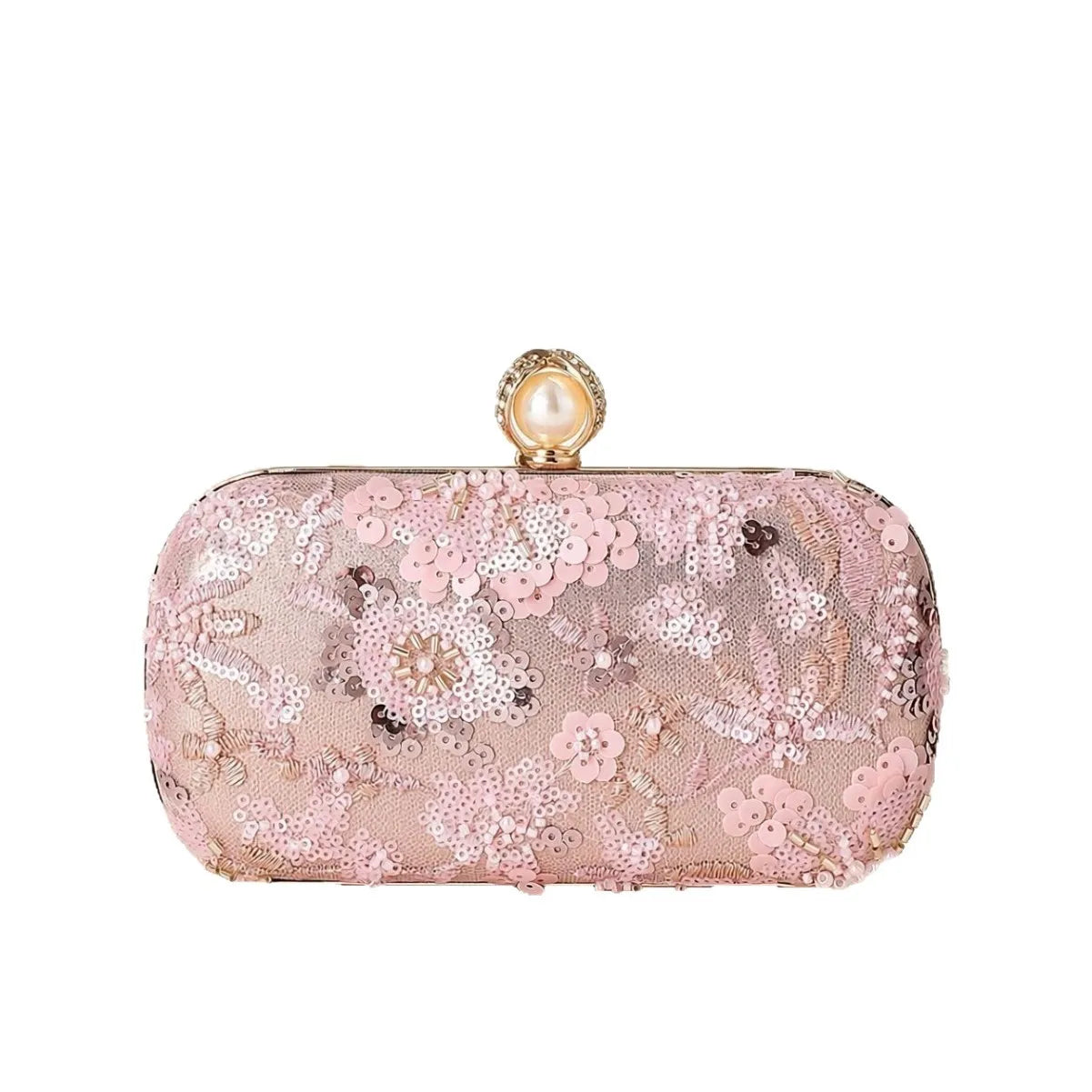 New embroidered dinner bag light luxury fashion handbag handmade beaded banquet bag women's small fragrance can be replaced