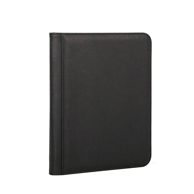 9/12 Pocket Leather Trading Card Album Folder - 360/480 Side Loading Pocket Binder Full Zipper for Game Cards & Sports Cards