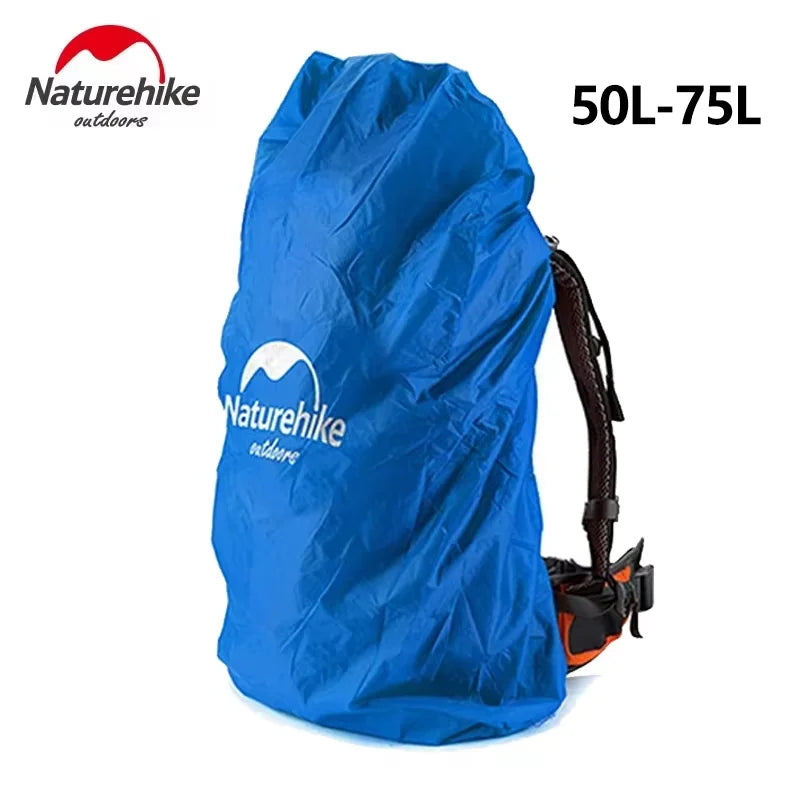 NatureHike 20~75L Bag Cover Waterproof Rain Cover For Backpack Camping Hiking Cycling School Backpack Luggage Bags Dust Covers