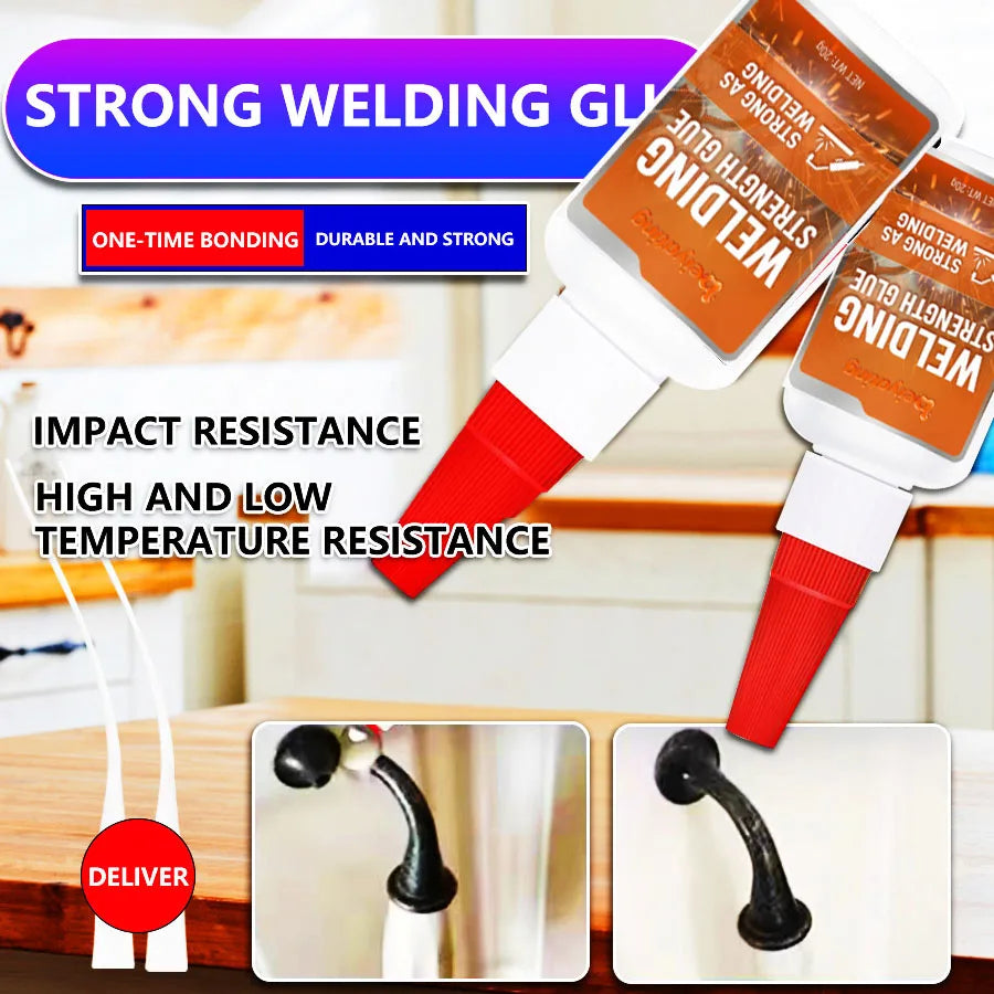 1-3Pcs Welding Strength Super Glue 20g Strong All Purpose CA Adhesive Fast Bonding for Metal Plastic Wood Rubber Repair