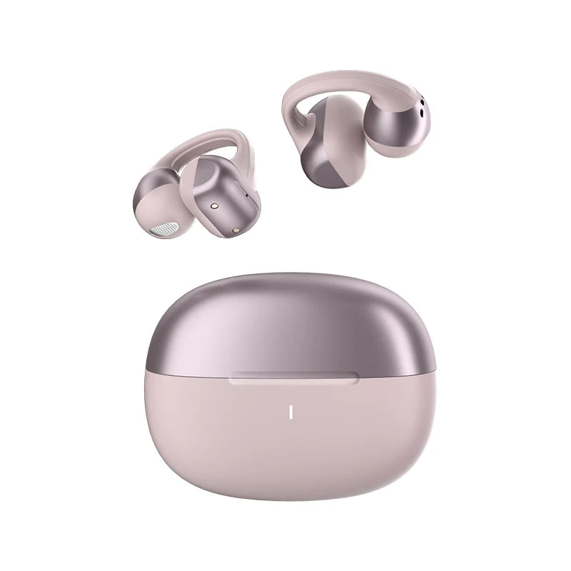 Open Ear Clip Earbuds Bluetooth 5.4 Wireless Headphones 5H Playtime 5g Lightweight for Sports Cycling Commute