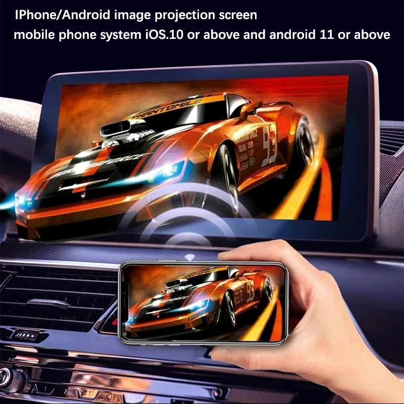 2026 Wireless Carplay Adapter 4in1 Android Auto Connect Airplay Mirror Link Screen USB Plug&Play for Apple and Android CarPlay
