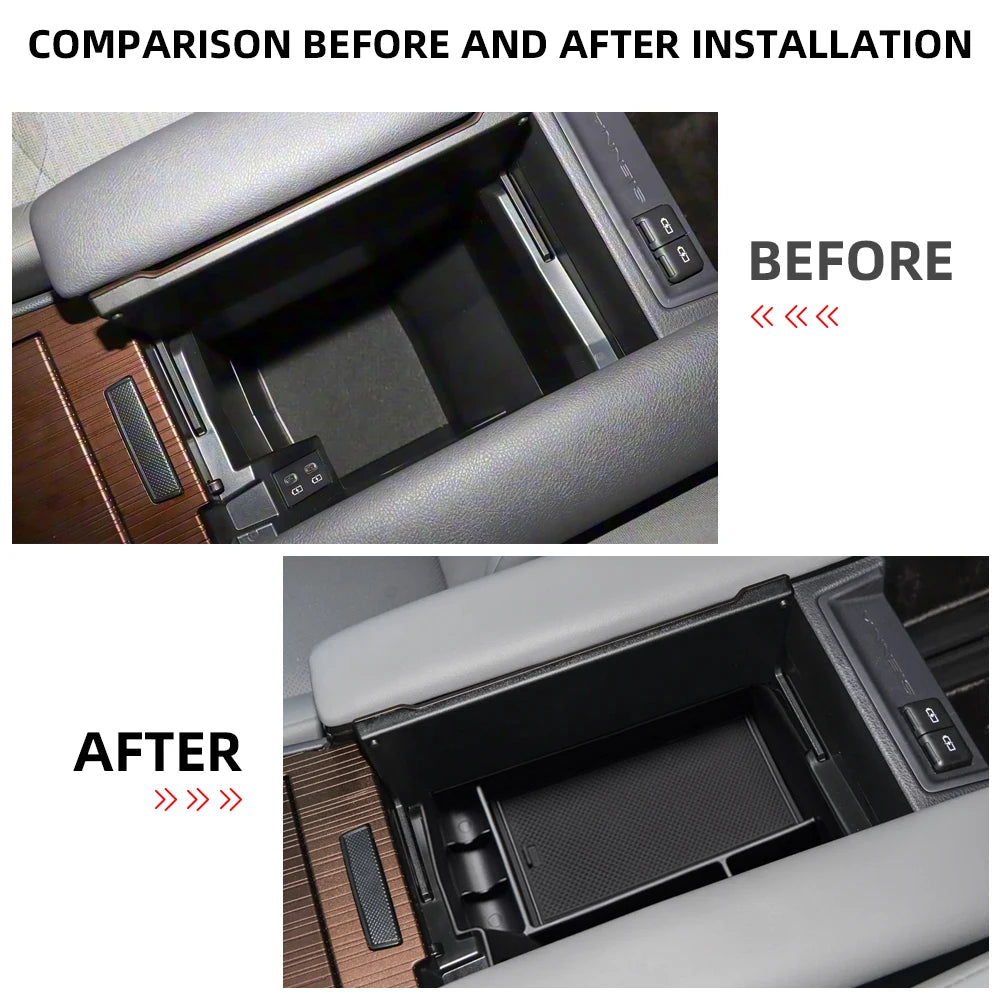 For Toyota Sienna XL40 4TH Gen 2021 2022 2023 2024 2025 Armrest Storage Box Center Console Holder Tray Organizer Accessories