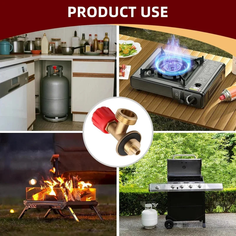 RV Gaz Adapter Gas Bottle Connector Regulator For 907 904 901 Gas Bottle Motorhome Caravan Camping Barbecue Accessories