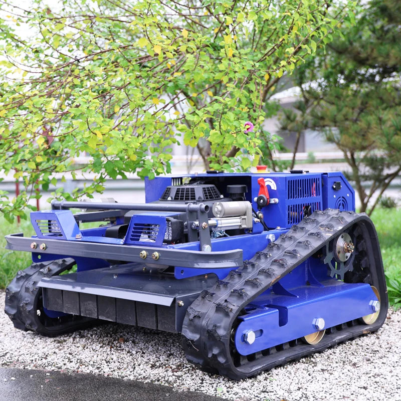 Customized Robot Lawn Mower Remote-Controlled Self-Propelled Hillside Lawn Mower, Mountain Weed Removal Flail-Type Lawn Mower