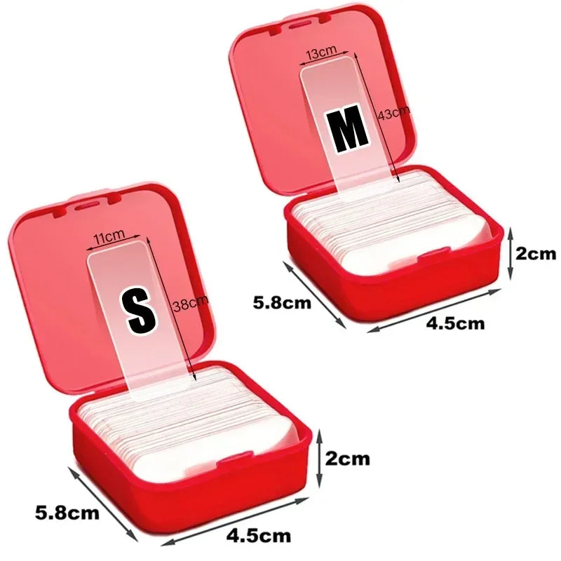 No Trace Reusable Square Adhesive Tape Removable Transparent Wall Mount Sticker Double Sided Adhesive Tape