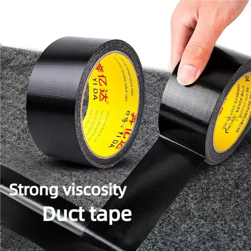 Super Adhesive Fabric Duct Tape (1 Roll) - Waterproof, Leaves No Glue for E-Bike Seat, Tarpaulin & Tent Repair