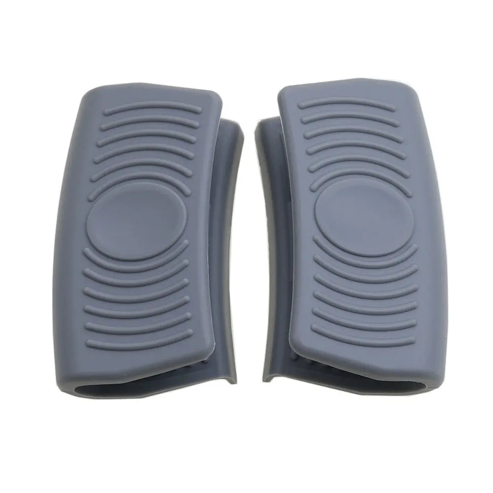 JCD 1Pair Silicone Insulated Pot Ear Clips Grip Silicone Pot Holder Sleeve Pot Glove Pan Handle Cover Grip Kitchen Tools