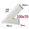 45 Degree Flat Edge Square Ruler For Carpentry Measurment Try Square Carpenter Tools Woodworking Metal Angle Ruler Set Squares