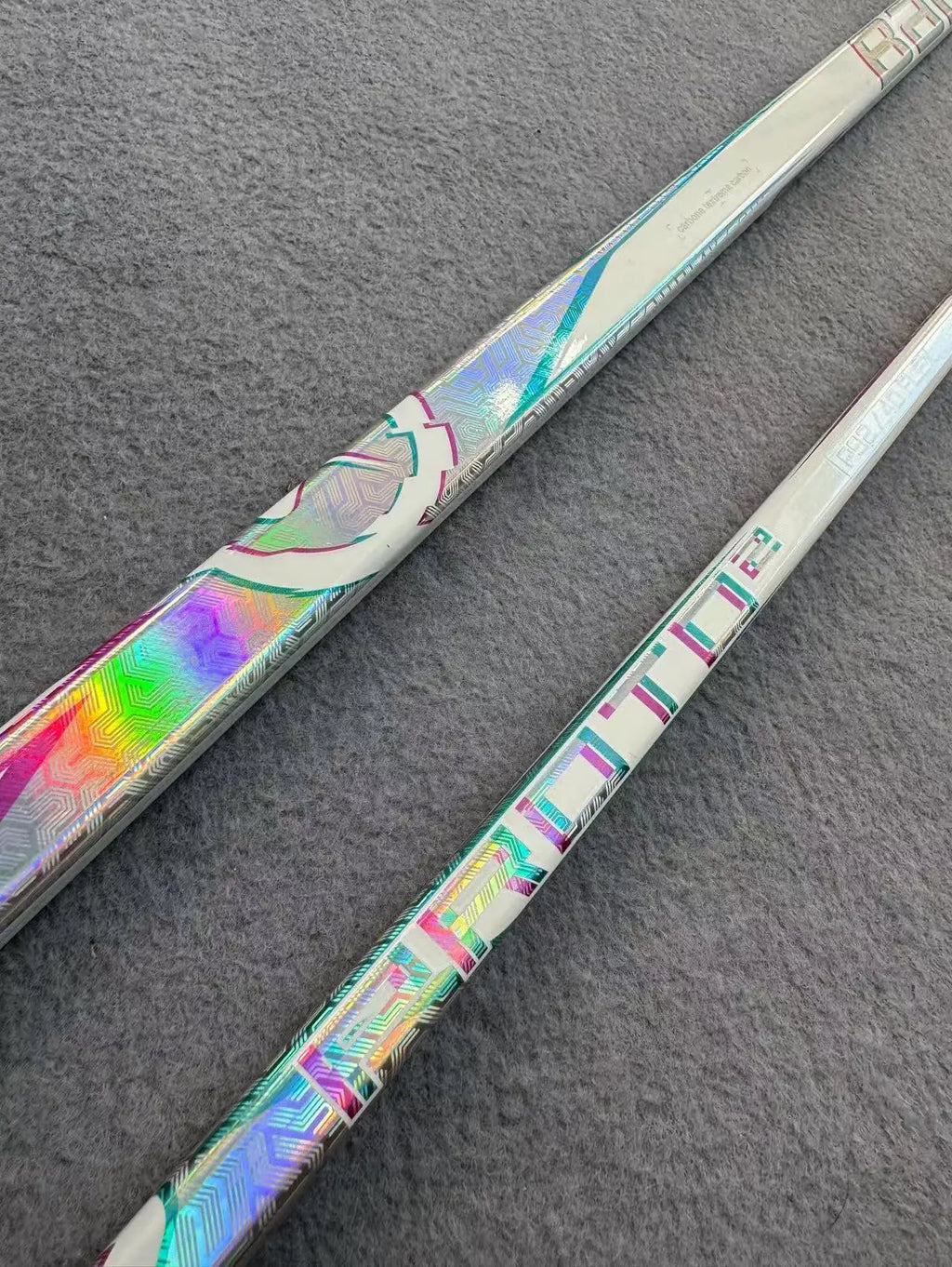 [2-Pack] Proto 2 Ice Hockey Sticks White【No warranty】Ultra-Light Carbon Fiber P92 And P28 Ice Hockey Stick