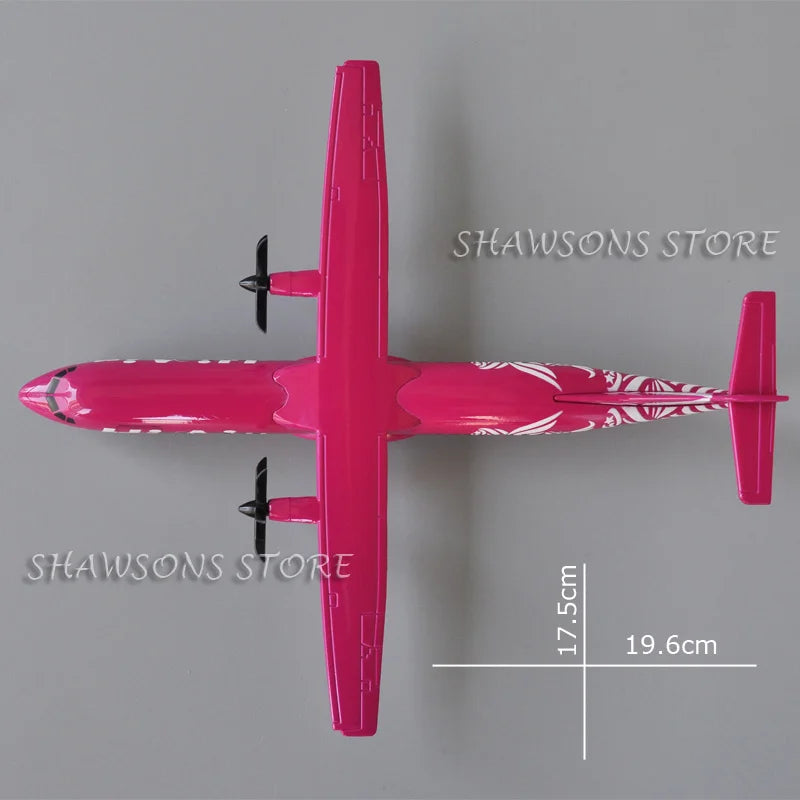 1:140 Diecast Metal Model Plane Toy ATR-72 ATR 72-600 Korea Hi Air Airliner Miniature Replica