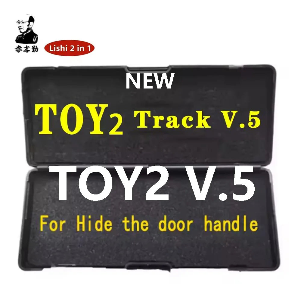 Lishi 2 in 1 new style TOY2 Track V.5 TOOLS 2in1 toy2v5 For Automobile hidden door handle