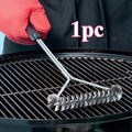 1/2/3PCS Floor Brush Desktop BrushBarbecue Mesh Cleaning Brush Barbecue Mesh Curl Brush Non-stick Multifunctional Cleaning Brush
