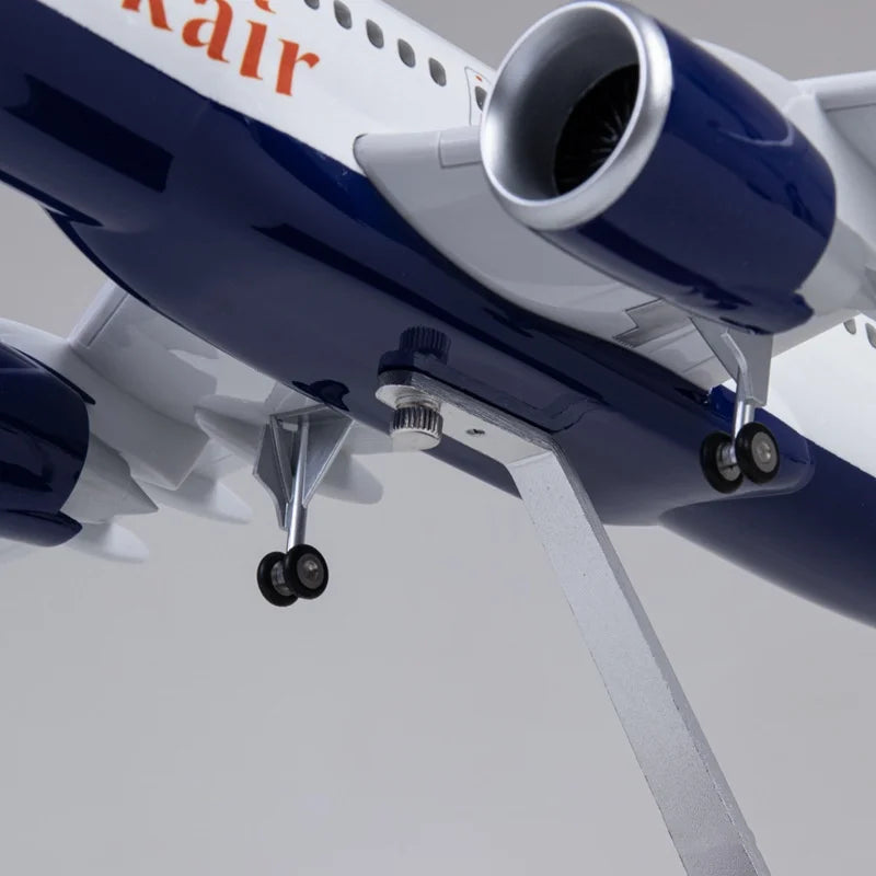 47cm Airplanes A320 Neo Drukair Airlines Plastic Model Plane Toy  With Landing Gear Wheels Light Collectible Display Gift