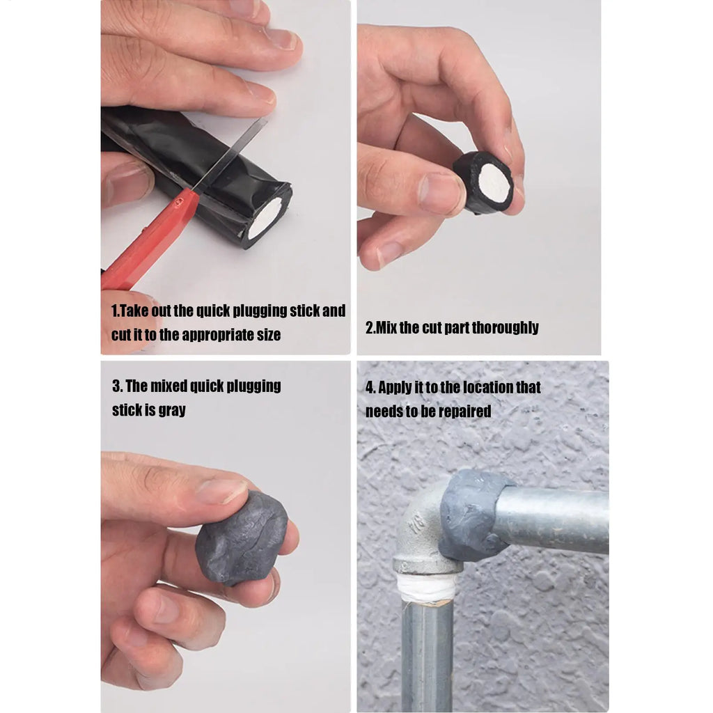Epoxy Putty Stick Quick Leak Repair Fills Permanent Adhesive Epoxy Putty Sticks for Quick Repairs on Metal Glass Wood Ceramic