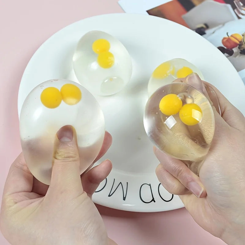 1/2/3pcs Squishy Eggs Balls | Toy for Party, Pinch Music, Squeeze Toys, Birthday Halloween Funny Gifts
