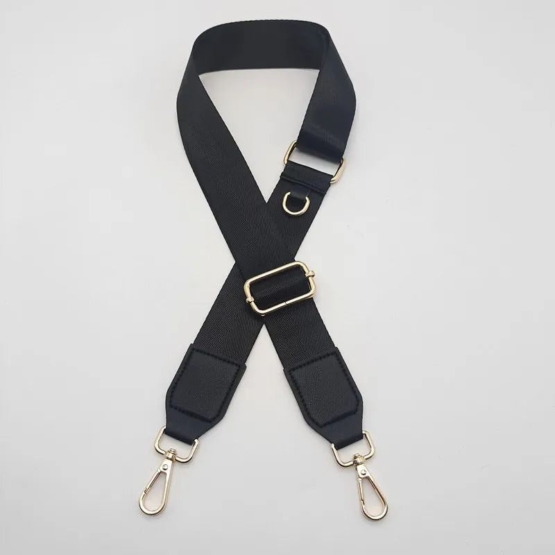 New Solid Color Nylon Bag Accessories D-type Buckle Hanging Small Bag Style Crossbody Strap Adjustable Backpack Shoulder Strap