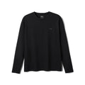 SIMWOOD Men's Liquid Ammonia Cotton T-Shirt 215gsm Ultra-Soft & Smooth Regular Fit Long Sleeve Top Silky Comfort Autumn For Men