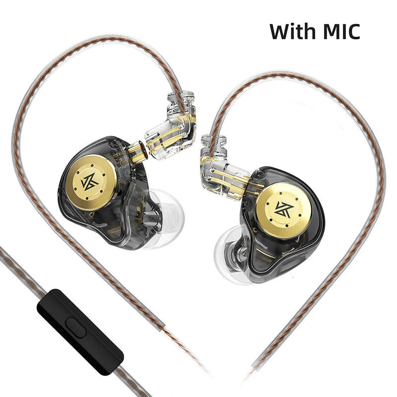 KZ EDX Pro in Ear Monitor Wired & Wireless Iem Earphone Musician Audiophile Hifi Auriculare Detachable 2 Pin Bluetooth Headphone