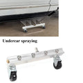Wheeled Undercarriage Washer 4 Spray Nozzles Pressure Washer Chassis Cleaner 1/4 Quick Plug Car Under Frame Cleaning Accessory