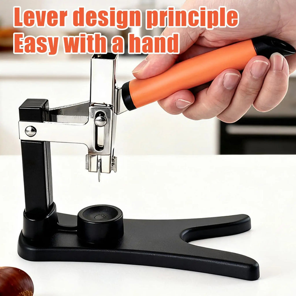 Chestnut Cutter Non-Slip Handle Cracking Sheller Portable Nutcracker Chestnut Clip For Nut Peeling Shelling Opening kitchen Tool