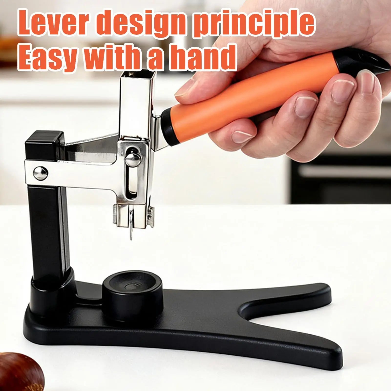 Chestnut Cutter Non-Slip Handle Cracking Sheller Portable Nutcracker Chestnut Clip For Nut Peeling Shelling Opening kitchen Tool