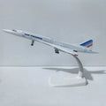 JASON TUTU 20CM Air France Concorde Aircraft Model Planel Airplane Diecast Metal 1/300 Scale Planes Collect Gifts