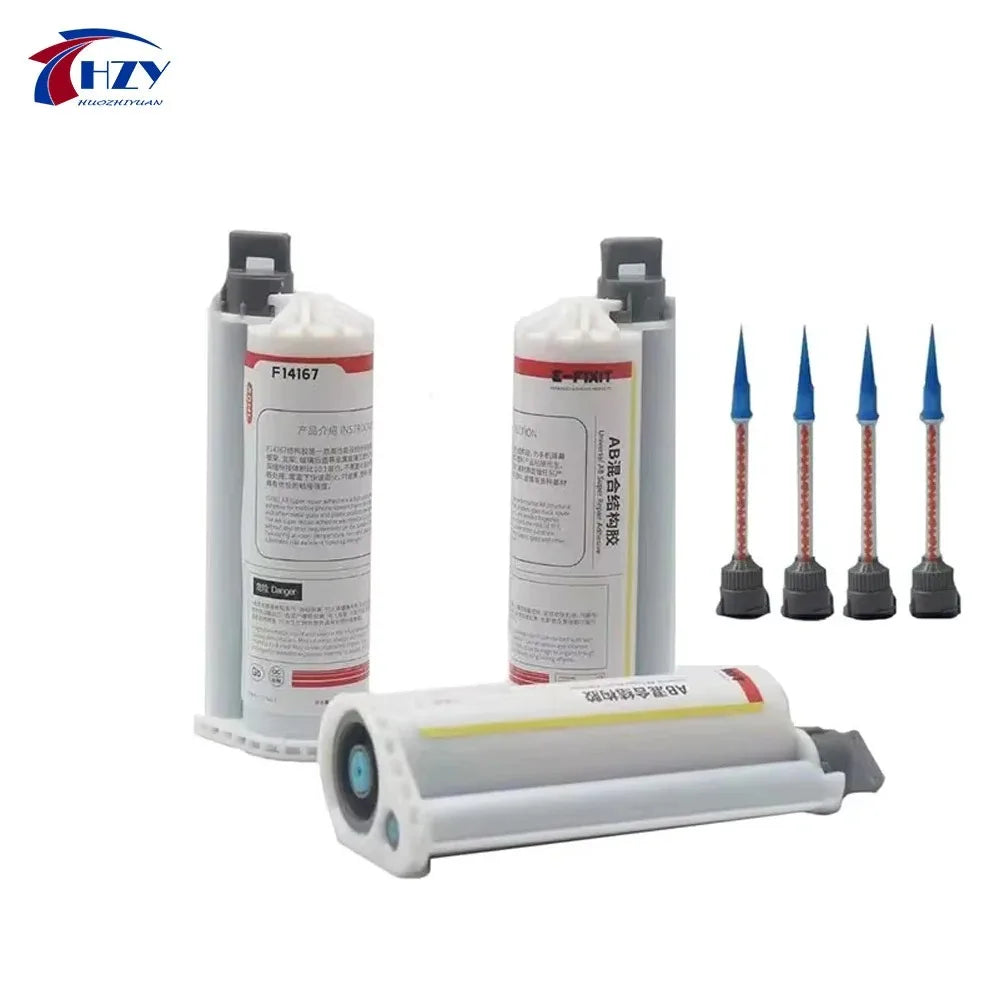 E-FIXIT AB Mixing Structural Adhesive Dedicated Back Cover Glass Lens LCD Frame Bezel Bond Glue iPhone Universal AB Repair Glue