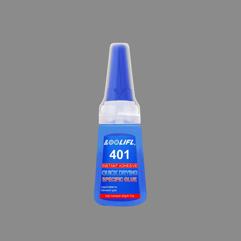 20ML Super Strong Transparent 401 Glue, Instant Drying, Applicable to Multi-Functional Glue for Metals, Plastics and Accessories