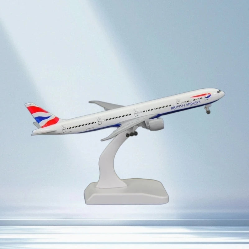 1/400 Scale plane toys for kids British Airways B777 Model Plane 20cm Alloy Material Diecast Airplanes Collection Display Gifts
