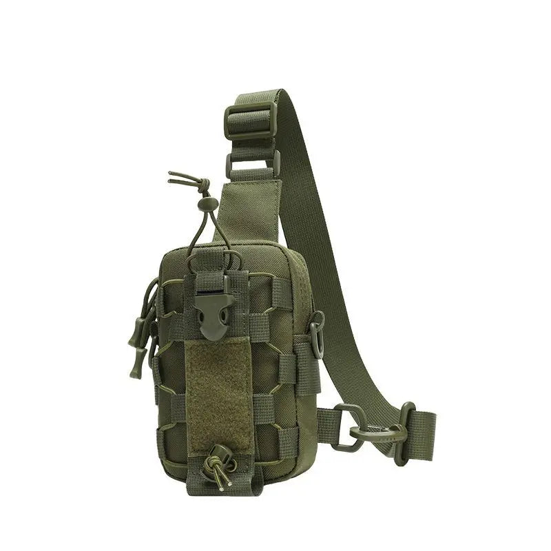 Tactical Sling Front Chest Bag Outdoor Water Bottle Pouch Hiking Trekking Phone Crossbody Climbing Shoulder Backpack Fanny Pack