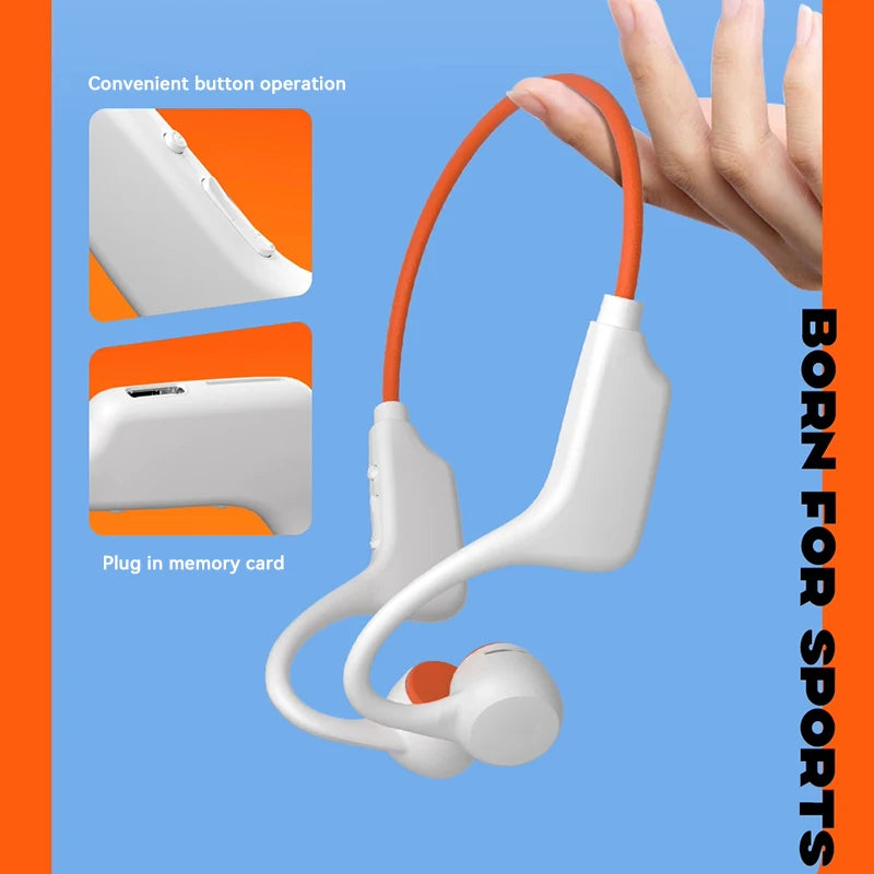 Bone Conduction Headphones IPX8 Waterproof MP3 32GB Bluetooth5.4 Wireless Headphones With Mic Swimming Sports Fitness 2026 New
