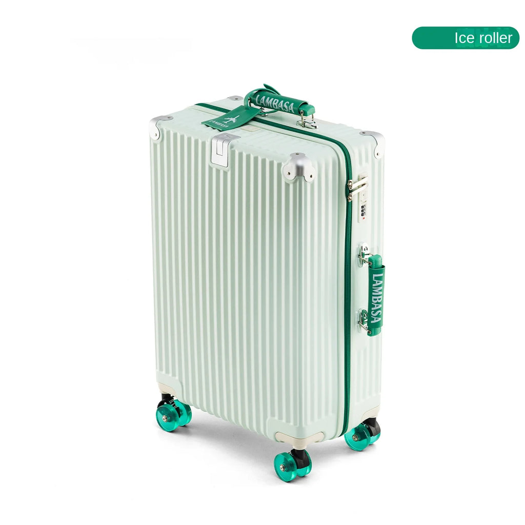 Highly Appealing Zipper Travel Suitcases Thickened Luggage Ice Roller 20 inch Carry-on Suitcase 22/24/26/28 inch valise voyage