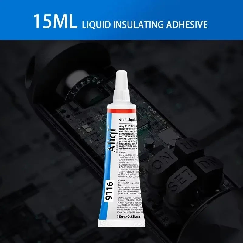 Waterproof Liquid Electrical Tape Rubber Insulating Cable Wire Coat Glue 15/60ml Insulation Adhesives Sealer Home Fix Line Glue