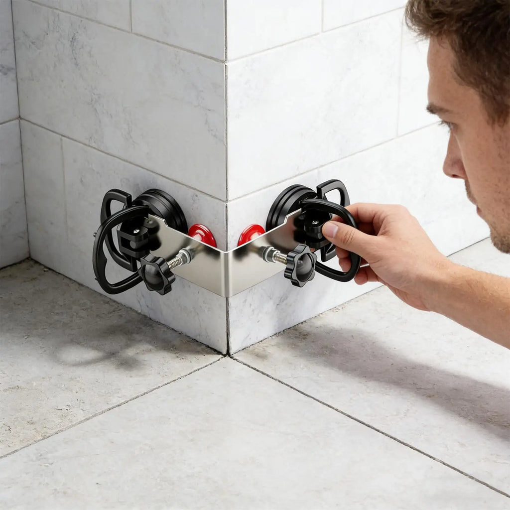 Granite Seam Guide Setter 90 Degree Floor Gap Fixer Alignment Tool Professional Installation Kit for Marble Tile Slab Repair