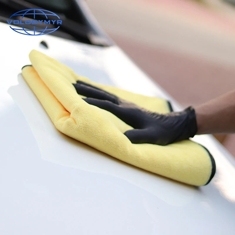 Extra Large Size Microfiber Towel Car Cloth Beige 90*60cm Super Absorbent Extremely Soft for Auto Cleaning Drying Car Wash