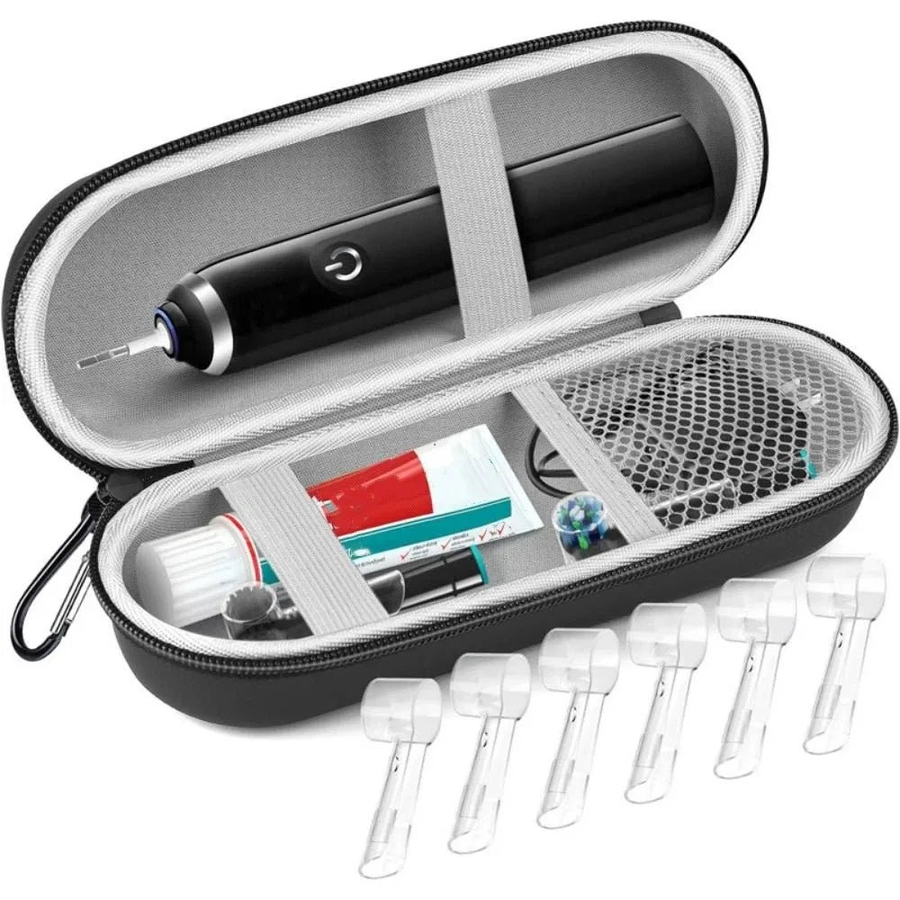 Simple Travel Toothbrush Box Portable Compact Toothbrush Storage Box Shockproof Hard Shell Electric Toothbrush Case