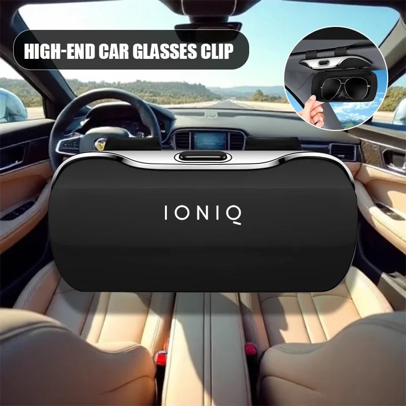 For Hyundai IONIQ 5 N IONIQ 6 IONIQ 9 7 Electric N Key Case Seat 2025 Accessories Car Visor Sunglasses Car Glasses Case Clip Box