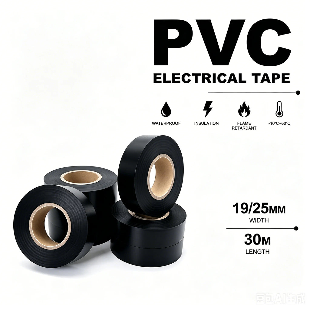 1/3/5Rolls PVC Tape Width 19/25MMx30M Moisture proof/anti-aging/electric leakage adhesive tape for wire connector