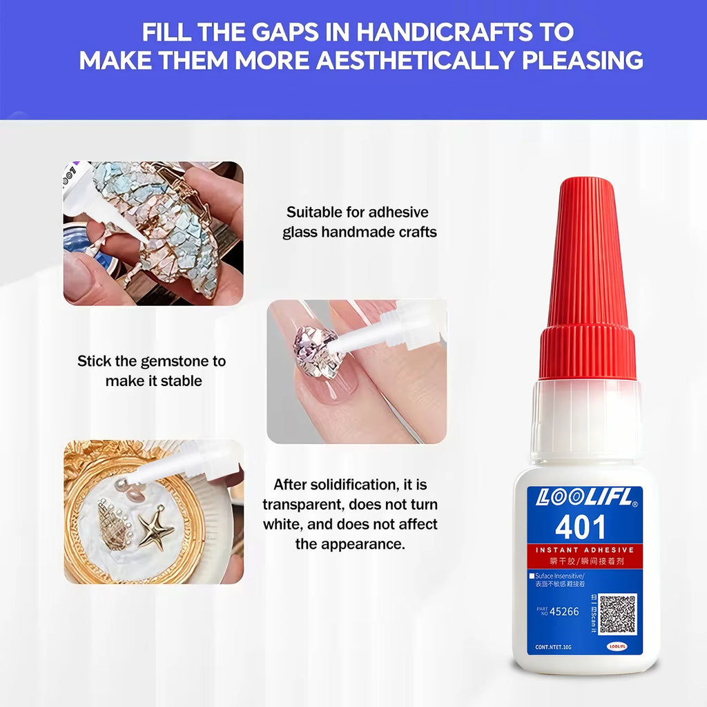 8-Pack Professional Welding High-Strength Oil-Based Glue - Universal Strong Quick-Drying Adhesive, Suitable for Resin, Ceramics, Metal, Glass, Liquid Glue Tool, with Precision Dispenser
