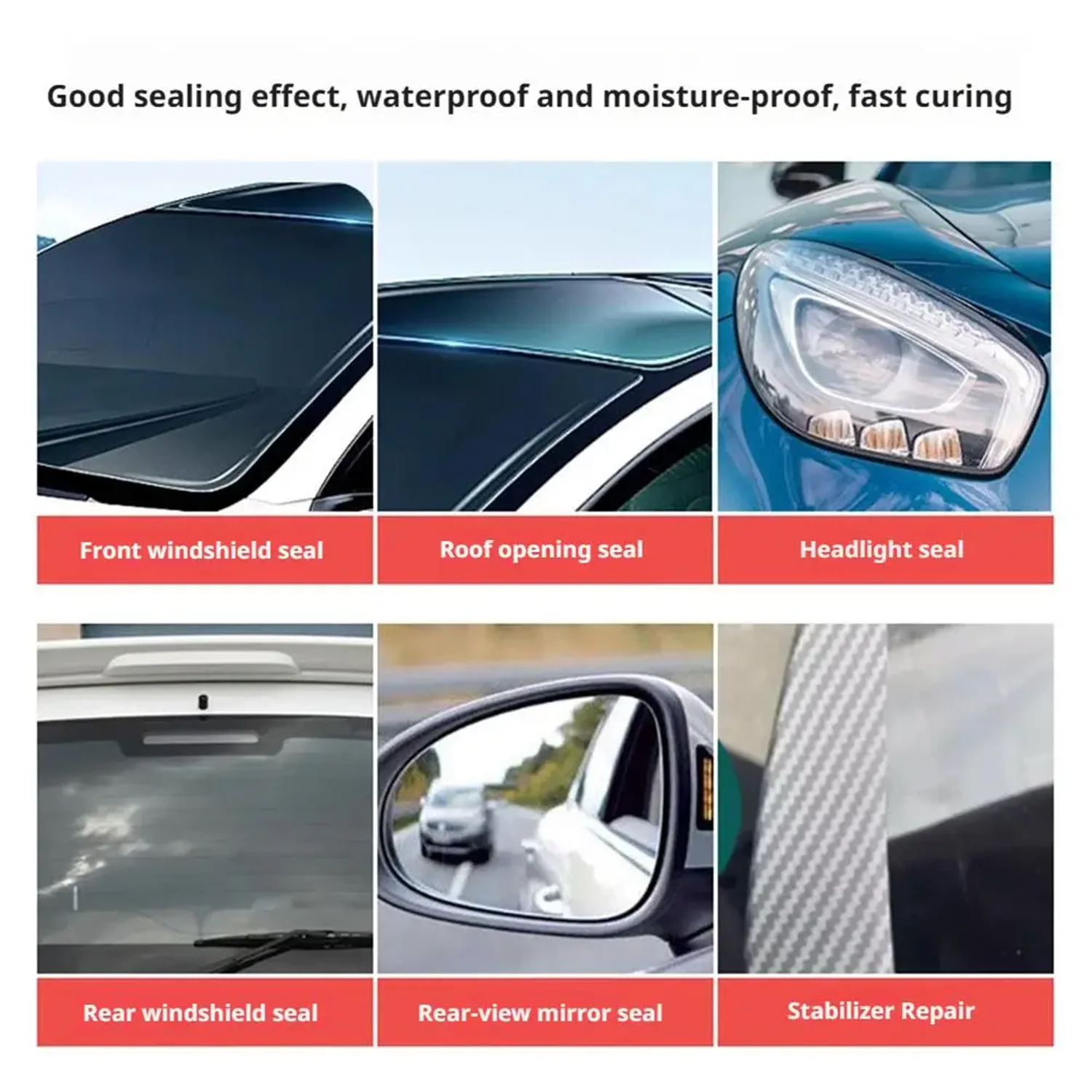 480 Black Automotive Sealing strip Repair Super Strong Glue Instant Quick-drying Black Cyanoacrylate Thick Adhesive Specially Formulated for Rubber, Leather, Tires, and Plastics Strong Bond Liquid Glue Tool With precis