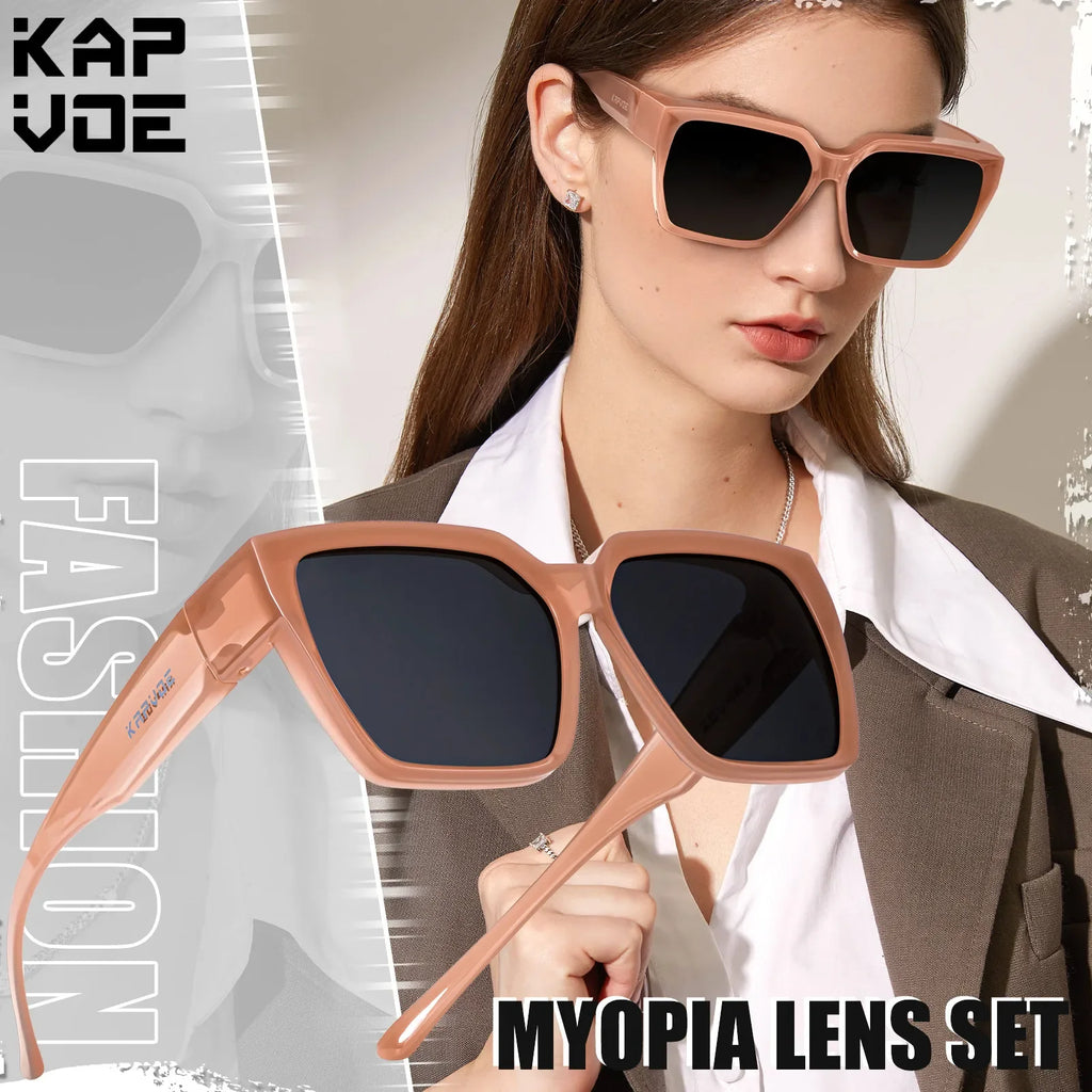 Kapvoe Fitover Sunglasses Polarized Oversized Driving Shades Square Over Sunglasses Men Cycling Glasses Fishing Bicycle Goggles