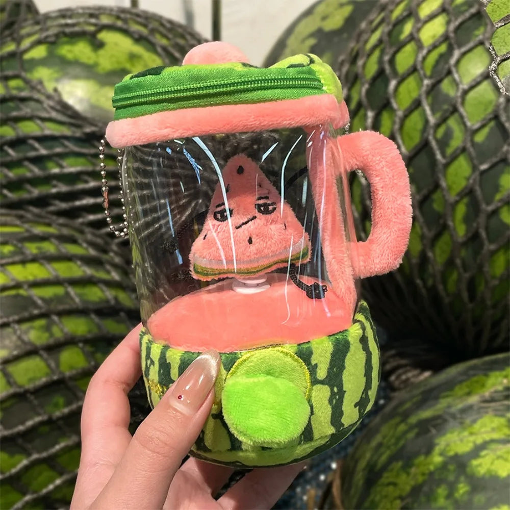 Cartoon Funny Carrot Juicer Plush Toy Drawstring Rotating Bag Pendants Carrot/Flower Blender Toy Stuffed Plush Toy Children Gift