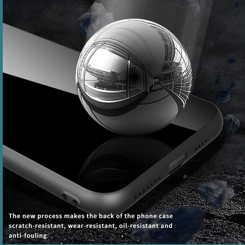 Hard Tempered Glass Case For Xiaomi 17T Pro Mi 17T 5G Protective Cover Gradien Color Pattern Back Shell Fundas