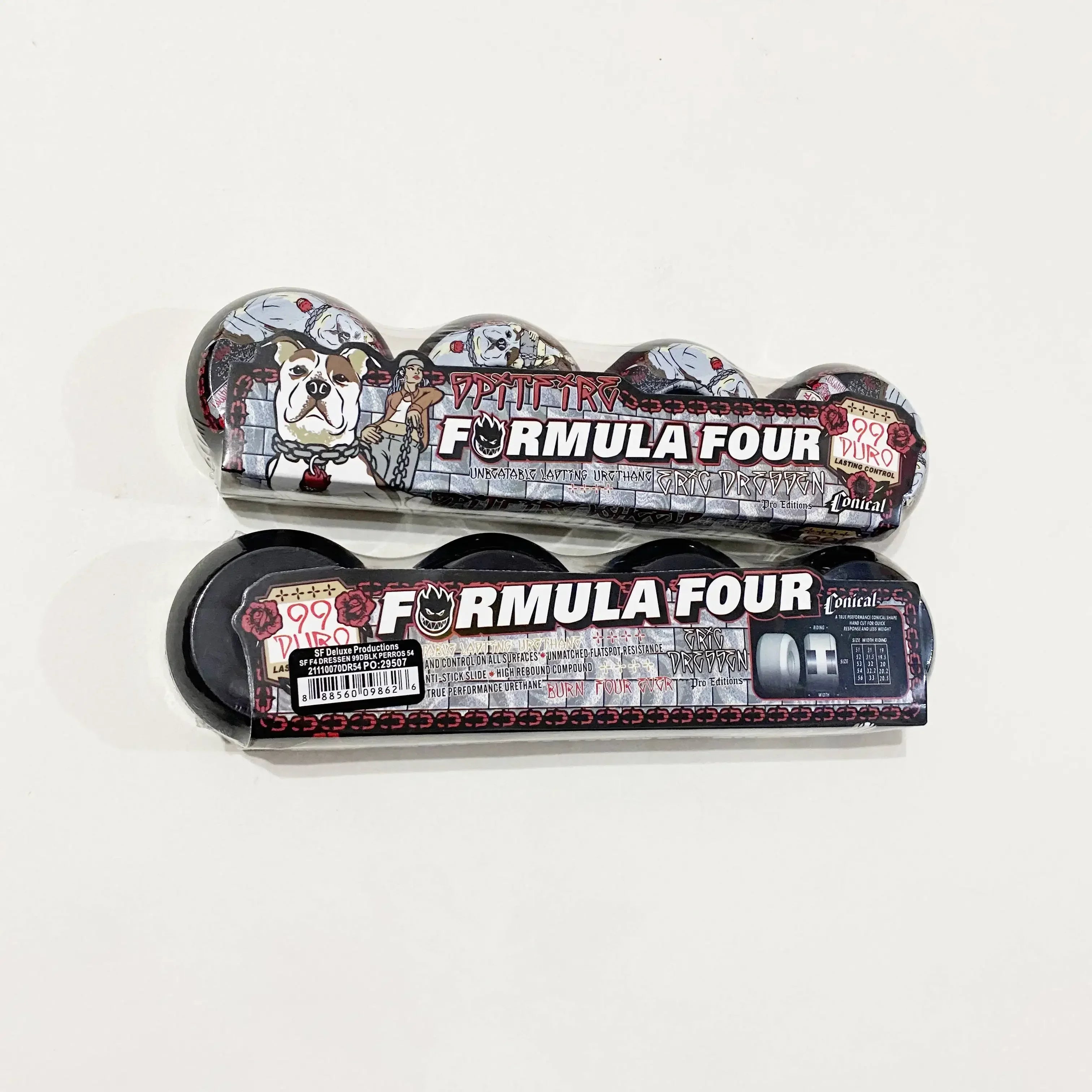 Spitfire Wheels Imported Genuine Spitfire 52mm 101duro 53mm 54mm 56mm 99duro 80HD Skateboard Wheel for Skateboard